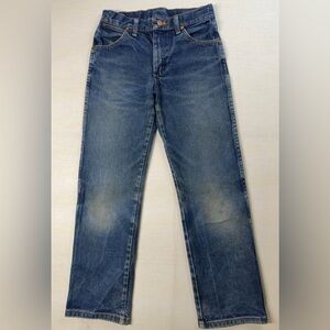 Vintage Wrangler 13MWZ Cowboy Cut Jeans  Youth Size 11, Med Blue Wash Jeans